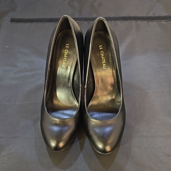 BRAND NEW LE CHATEAU ROUND-TOE HIGH HEEL STILETTOS PUMP - Picture 2 of 12